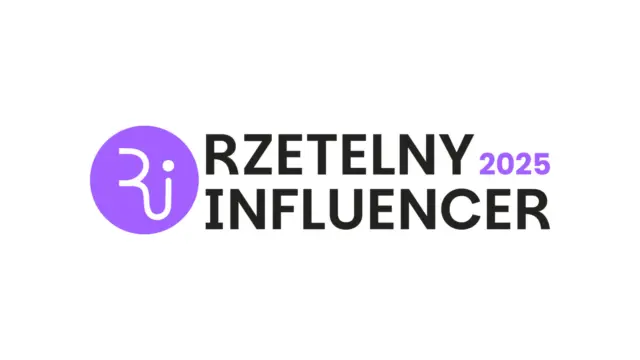 Logo plebiscytu Rzetelny Influencer 2025 organizowanego przez markę BANDI