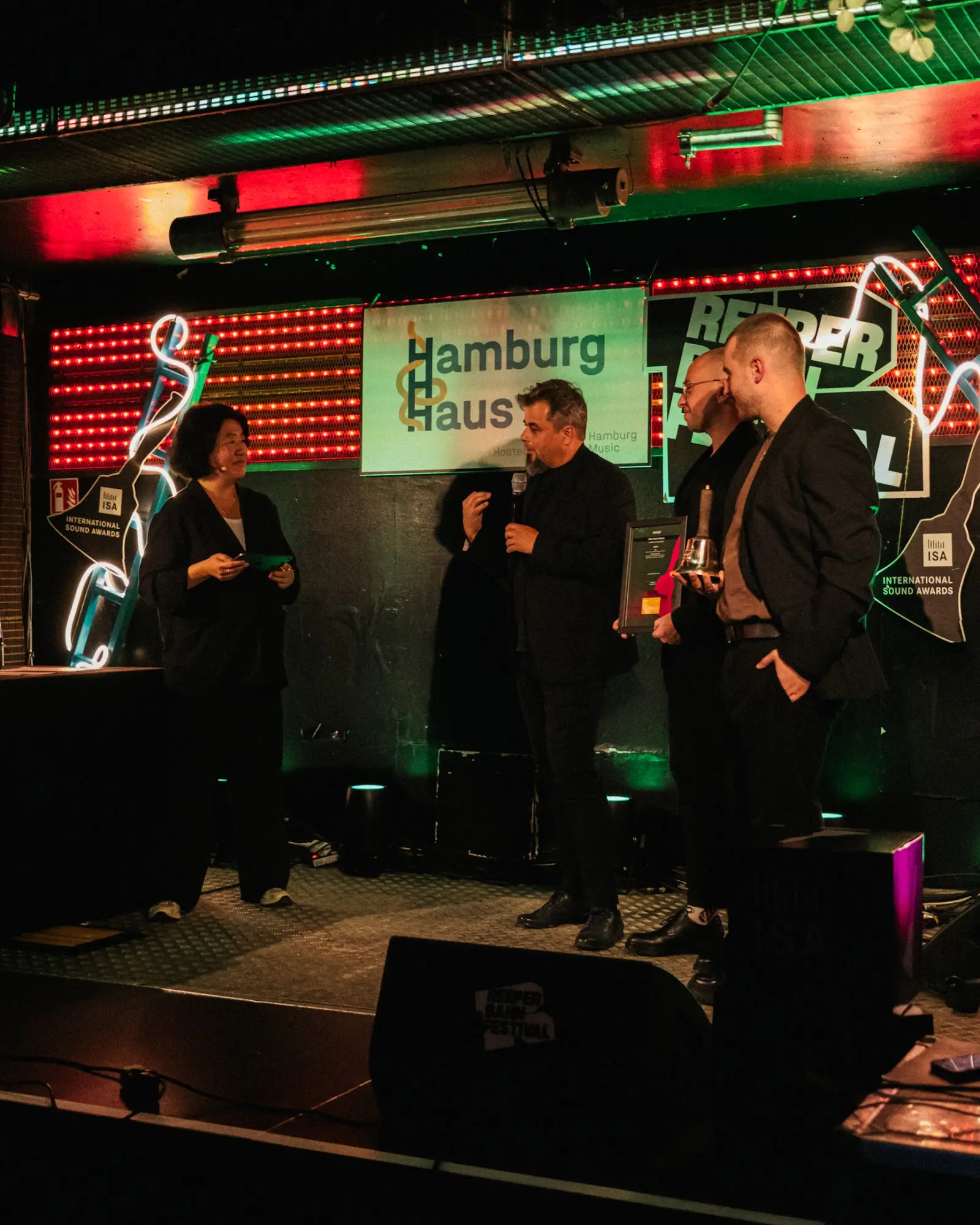 Scena podczas gali International Sound Awards 2026 w Hamburgu