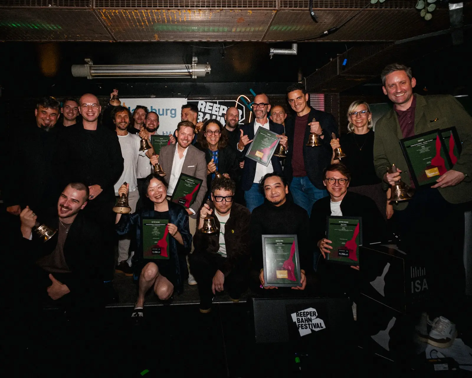 Twórcy nagrodzonego projektu Sonic Gateway podczas gali International Sound Awards 2026