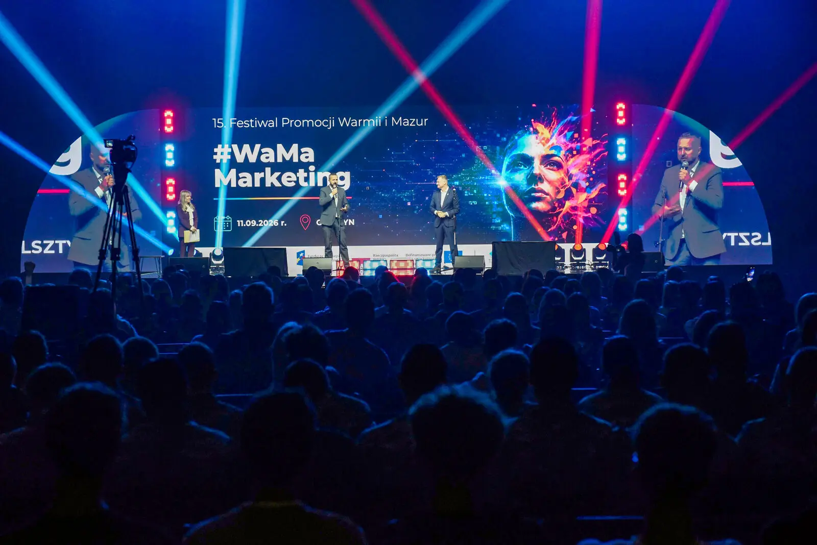 Rozmowa na Scenie Głównej konferencji #WaMaMarketing w Hali Urania w Olsztynie